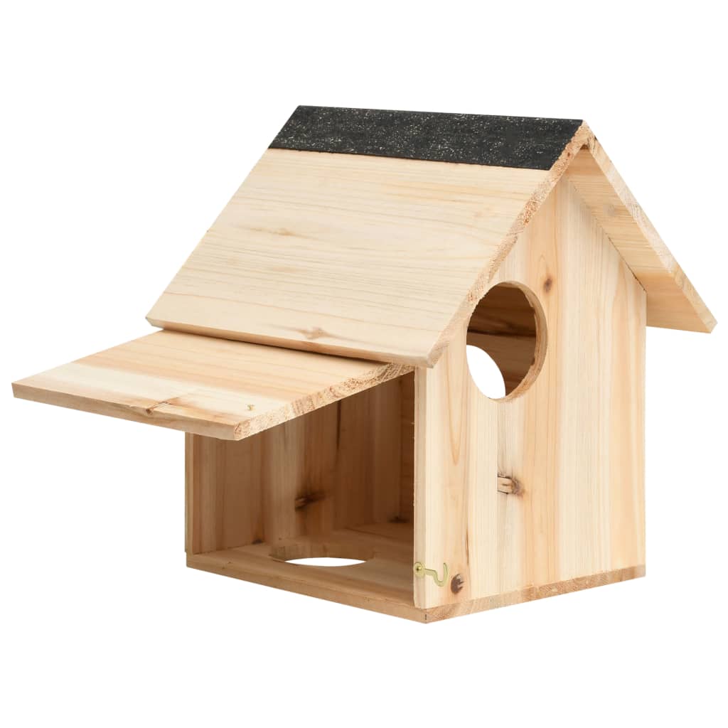 EU-Direct-vidaXL-314821-Outdoor-Squirrel-House-Solid-Firwood-26x25x29-cm-Pet-Supplies-Dog-House-Pet--1952445-3