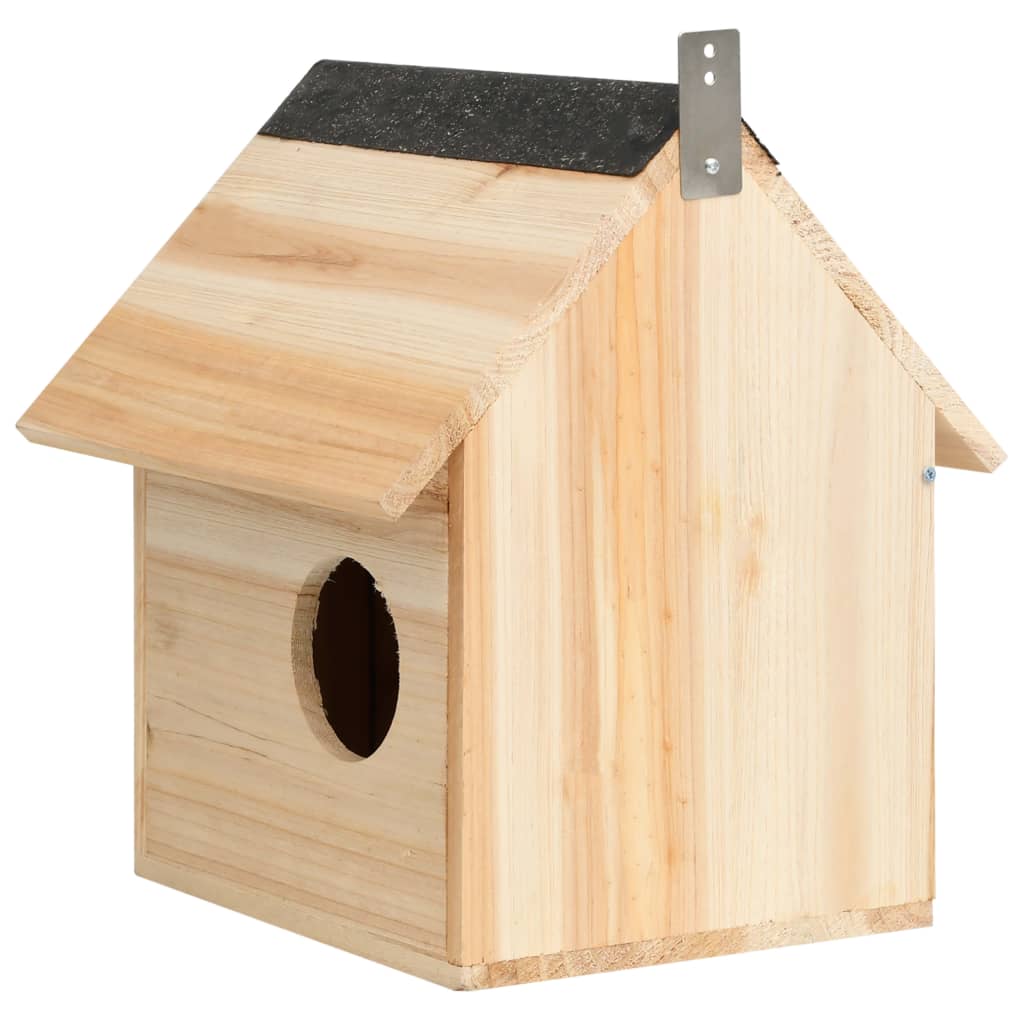 EU-Direct-vidaXL-314821-Outdoor-Squirrel-House-Solid-Firwood-26x25x29-cm-Pet-Supplies-Dog-House-Pet--1952445-4