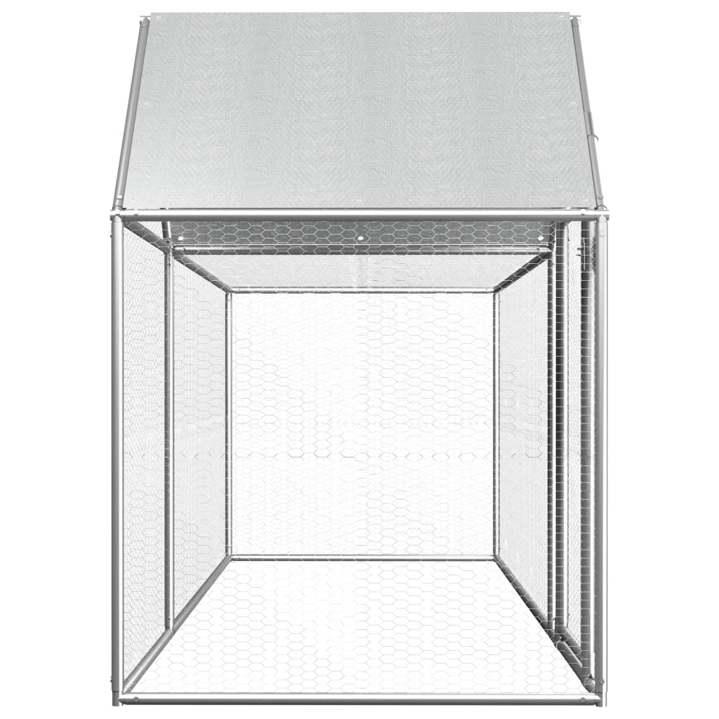 EU-Direct-vidaxl-144554-Outdoor-Chicken-Coop-3x1x15-m-Galvanised-Steel-House-Cage-Foldable-Puppy-Cat-1948946-3