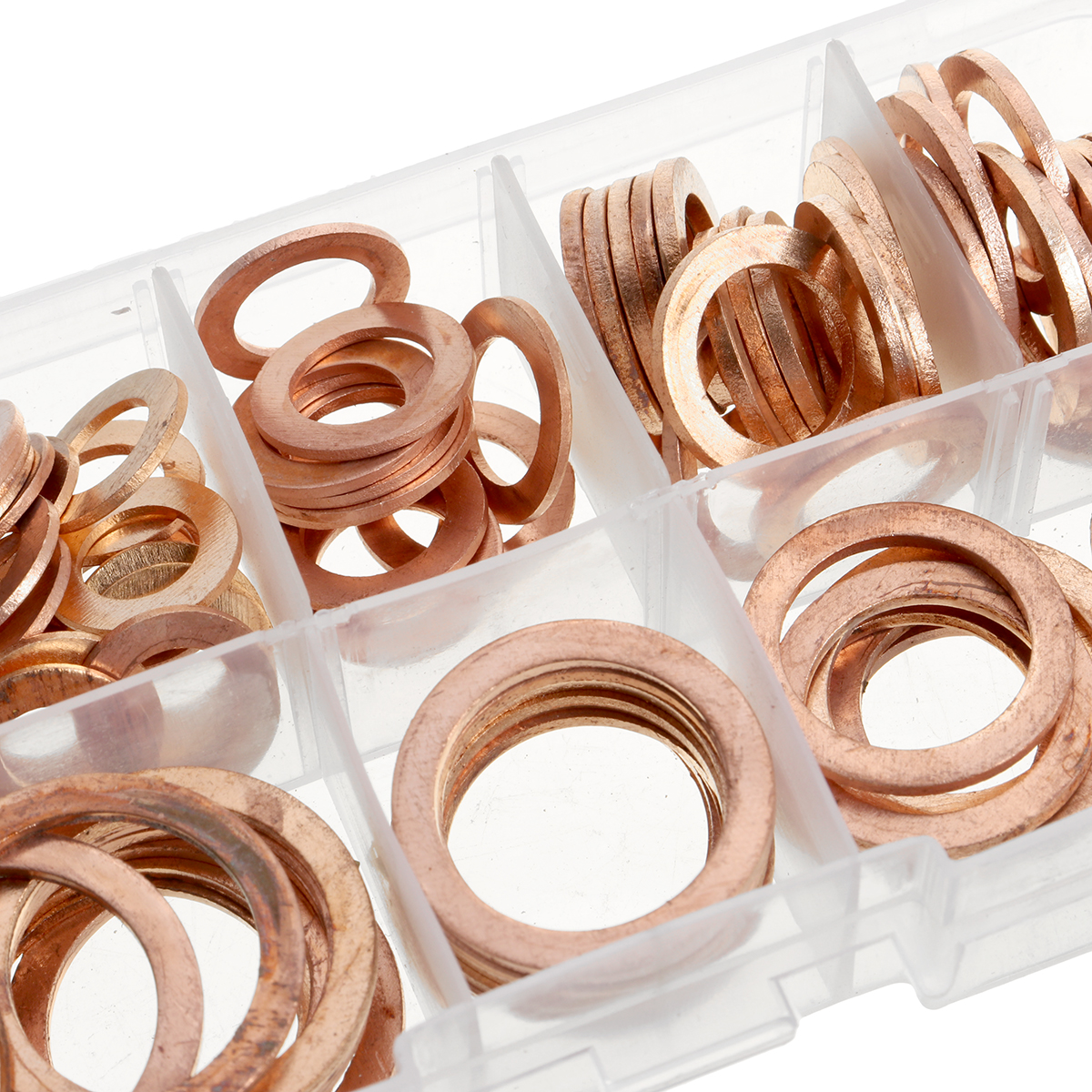 100Pcs-Assorted-Copper-Sealing-Solid-Gasket-Washer-Sump-Plug-Oil-For-Boat-Crush-Flat-Seal-Ring-Tool--1809755-6