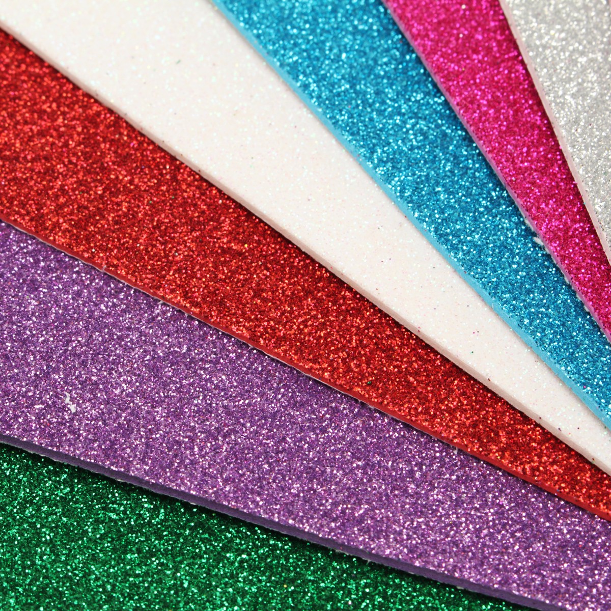10Pcs-8x12-Inch-Adhesive-Glitter-Paper-Card-Assorted-Colors-Scrapbooking-Crafts-1114134-4