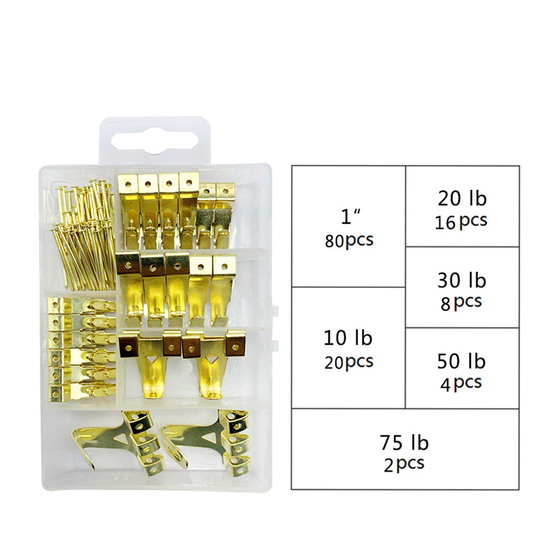 130Pcs-Picture-Photo-Hangers-Kit-Frame-Hanging-Hooks-1692681-4