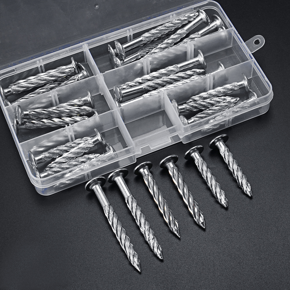 32Pcs-Galvanized-Threaded-Nail-Expansion-Screw-Nails-Door-Frame-and-Safety-Speed-Bump-Fixing-Pull-Bu-1537619-1
