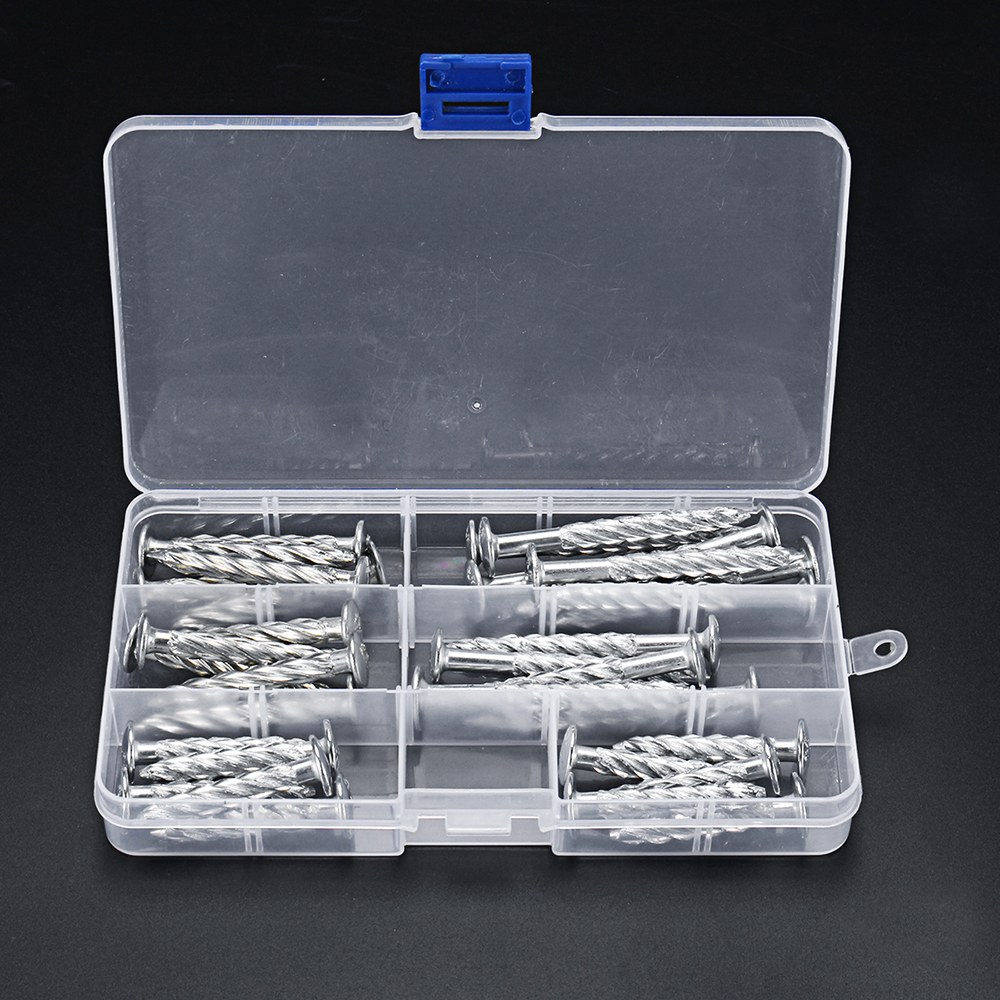 32Pcs-Galvanized-Threaded-Nail-Expansion-Screw-Nails-Door-Frame-and-Safety-Speed-Bump-Fixing-Pull-Bu-1537619-2