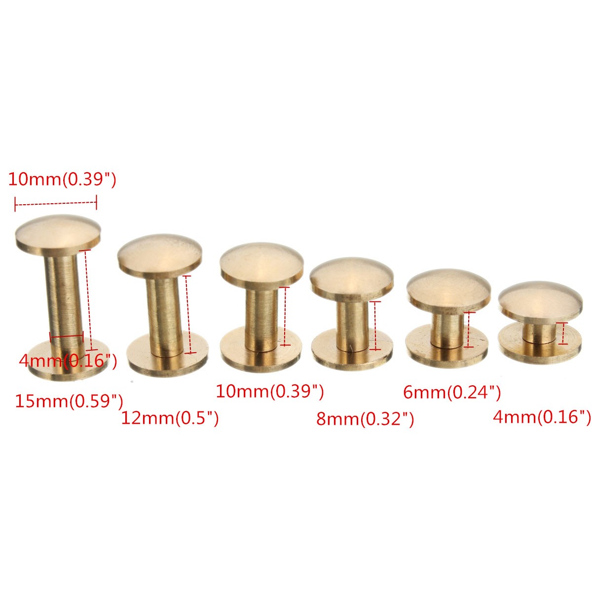 Solid-Brass-Arc-Button-Stud-Screw-Nail-4-15mm-Screw-Back-Leather-Belt-Button-Screws-1034256-7