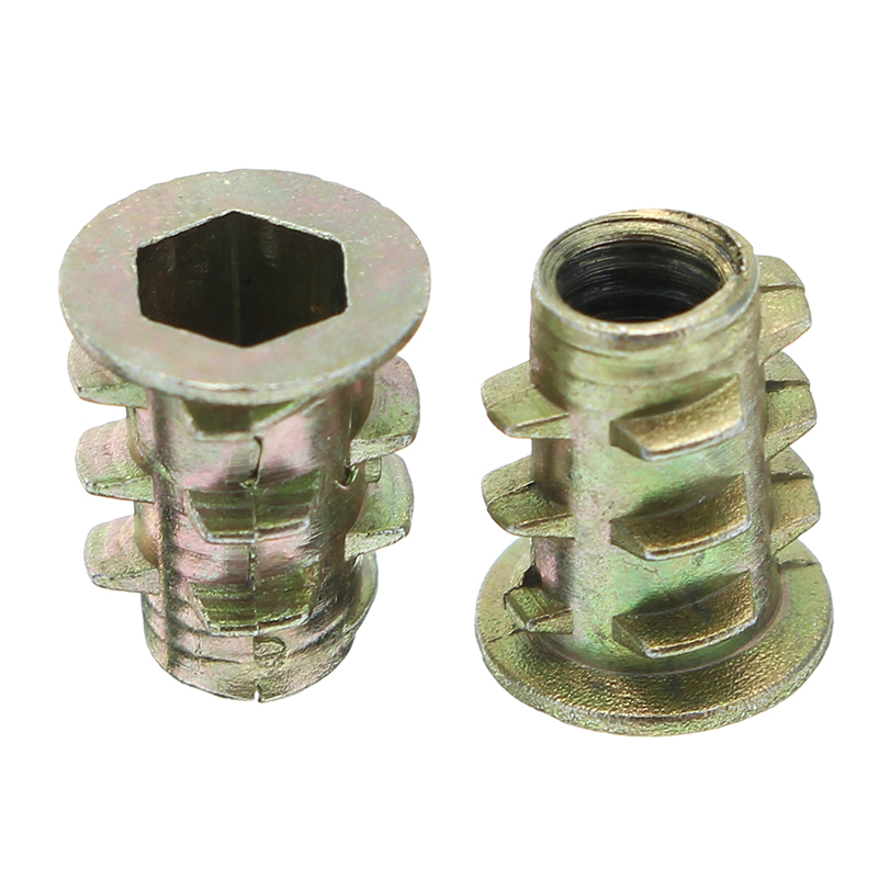 Suleve-50Pcs-M4ZN1-M4-Zinc-Alloy-Wood-Furniture-Hex-Socket-Drive-Head-Screw-in-Threaded-Insert-Nut-1207425-4