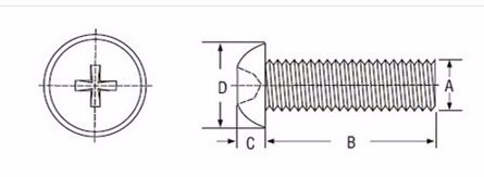 Sulevetrade-M2NC1-20pcs-M2-Black-Round-Nylon-Screws-Cross-Round-Head-Screws-Bolt-1004241-1