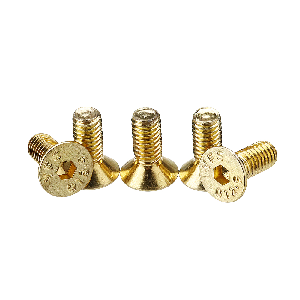 Sulevetrade-M4AH2-50Pcs-Titanium-Plated-M4-Hex-Socket-Flat-Countersunk--Head-Screws-Alloy-Steel-129--1479845-2