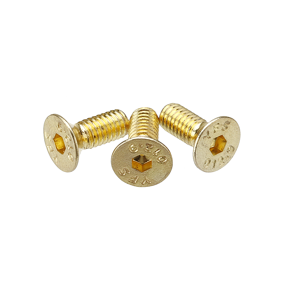 Sulevetrade-M4AH2-50Pcs-Titanium-Plated-M4-Hex-Socket-Flat-Countersunk--Head-Screws-Alloy-Steel-129--1479845-3