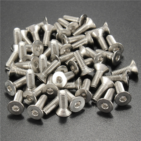 Sulevetrade-M4SH2-50pcs-Metric-M4-Stainless-Steel-Countersunk-Flat-Head-Hex-Socket-Cap-Screw-Bolts-1009560-8