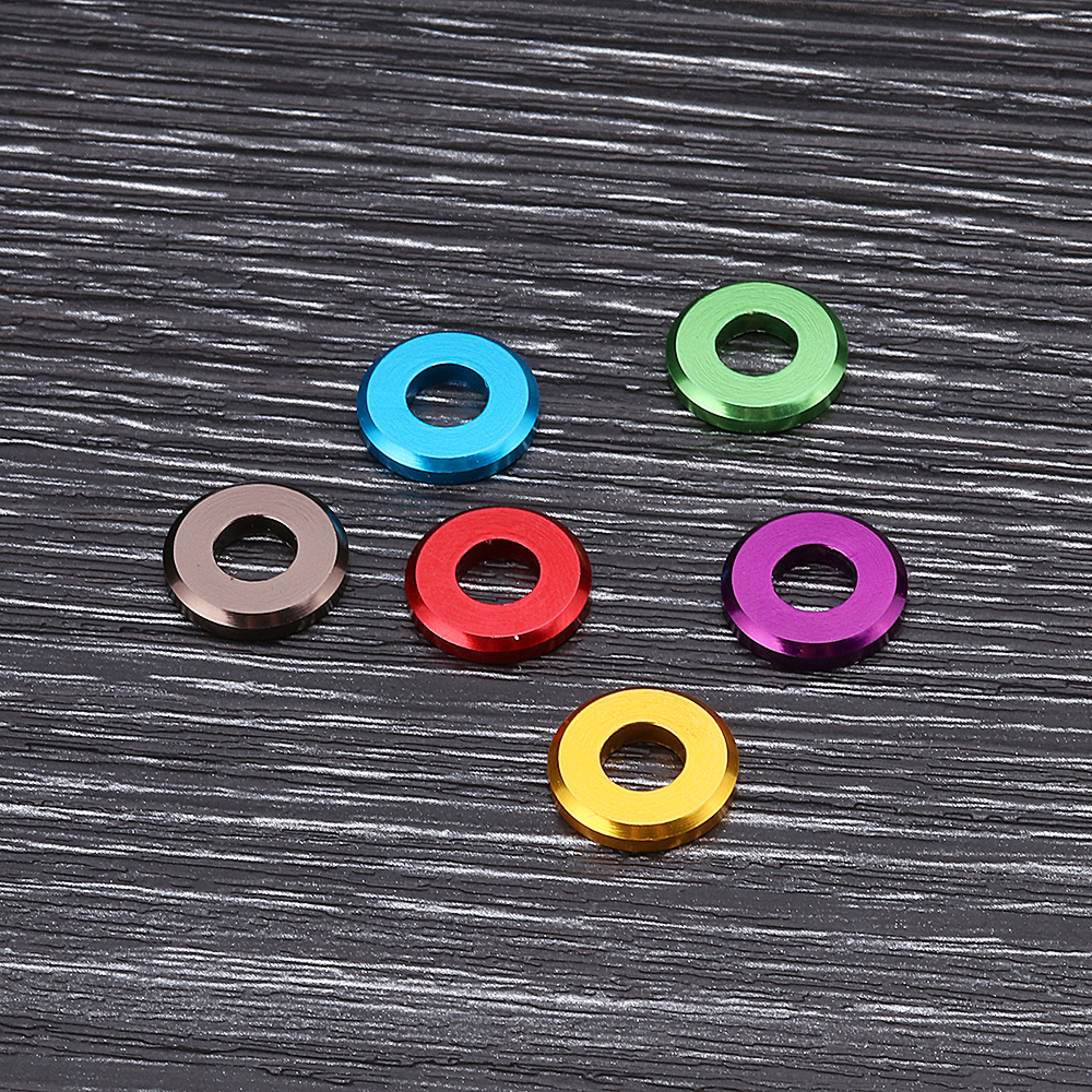 Sulevetrade-M5AW1-10Pcs-M5-Aluminum-Alloy-Flat-Fender-Screw-Washer-Spacer-Gasket-Multicolor-1372244-5