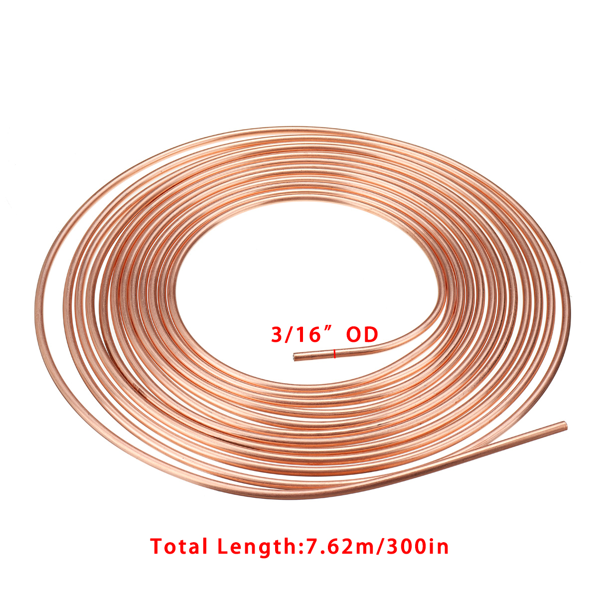 Universal-25Ft-Copper-Nickel-Brake-Line-Tubing-Kit-316quot-OD-with-15Pcs-Nuts-1586631-3