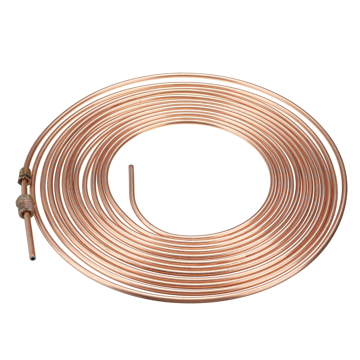 Universal-25Ft-Copper-Nickel-Brake-Line-Tubing-Kit-316quot-OD-with-15Pcs-Nuts-1586631-6