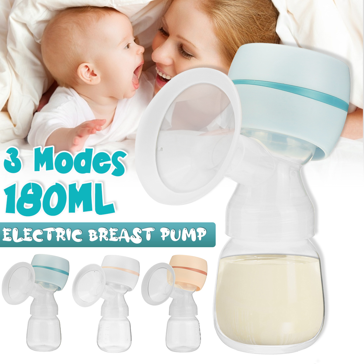 Electric-Breast-Pump-Breast-Massager-Mute-Milk-Feeding-Collector-Portable-Baby-Breastfeeding-Bottle--1960745-1