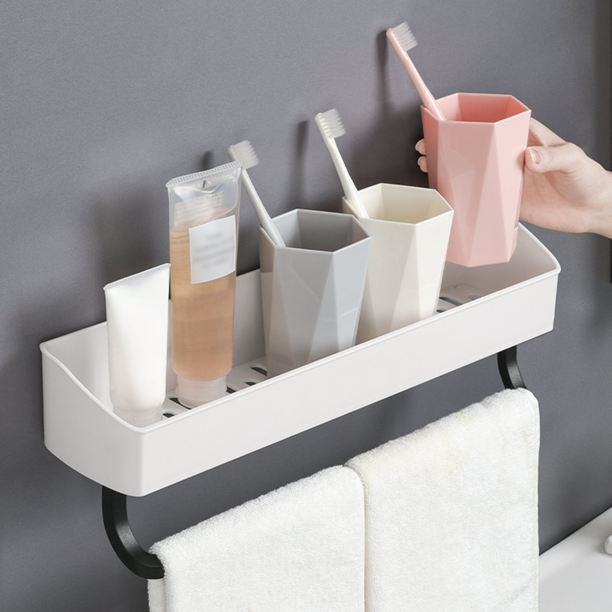 Bathroom-Wall-Mounted-Kitchen-Storage-Rack-Towel-Shelf-Organizer-Shower-Shampoo-Holder-1663521-5