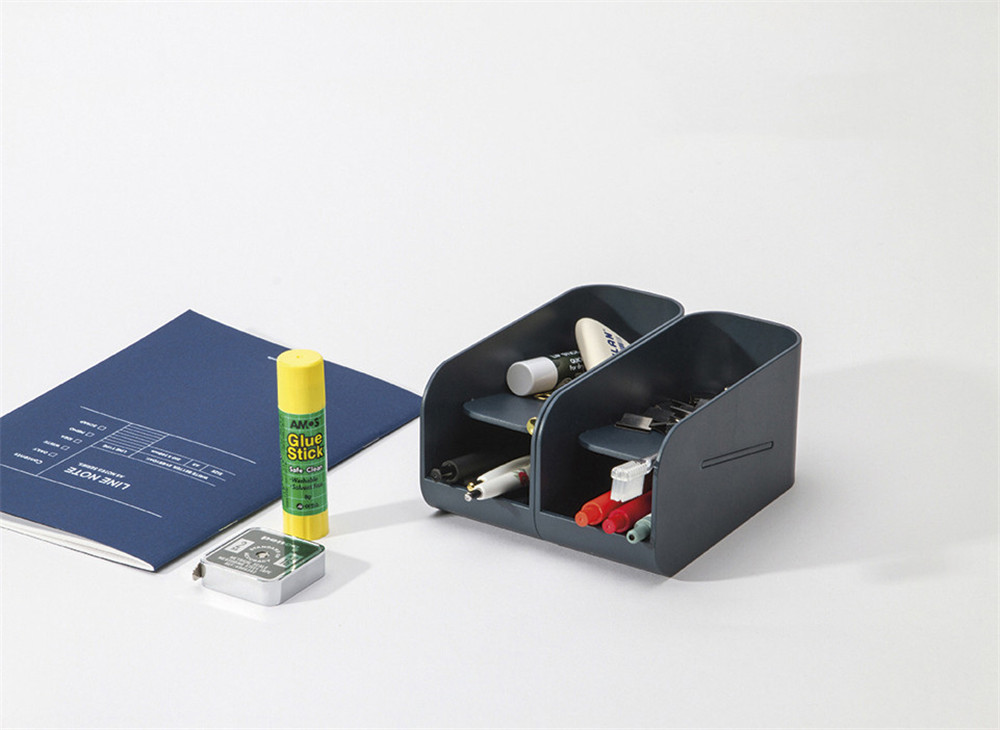 Creative-Double-Layer-Magnetic-Pen-Holder-Desk-Plastic-Organizer-Storage-Box-Stationery-School-Offic-1724392-1