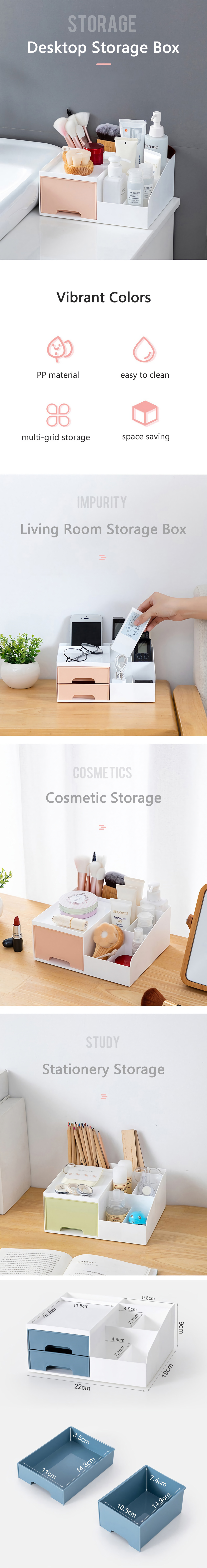 Desktop-Storage-Box-Large-Capacity-2-Drawers-7-Grids-Cosmetic-Makeup-Organizer-Pen-Pencils-Stationer-1674797-1