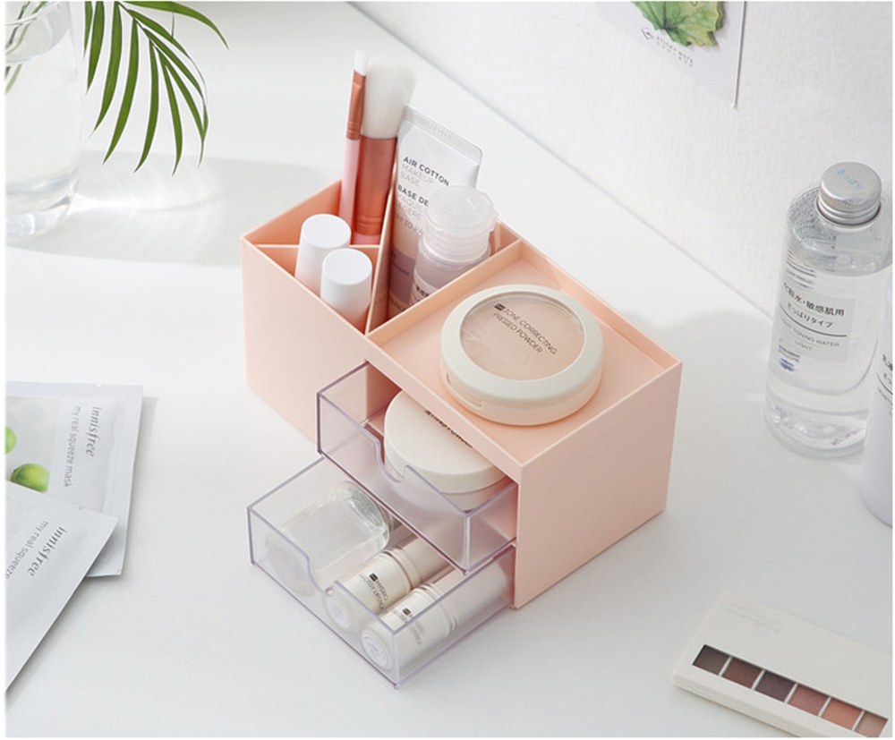 Desktop-Storage-Box-Pen-Holder-with-2-Drawers-Stationery-Cosmetics-Makeup-Brushes-Holder-Sundries-Or-1605616-4