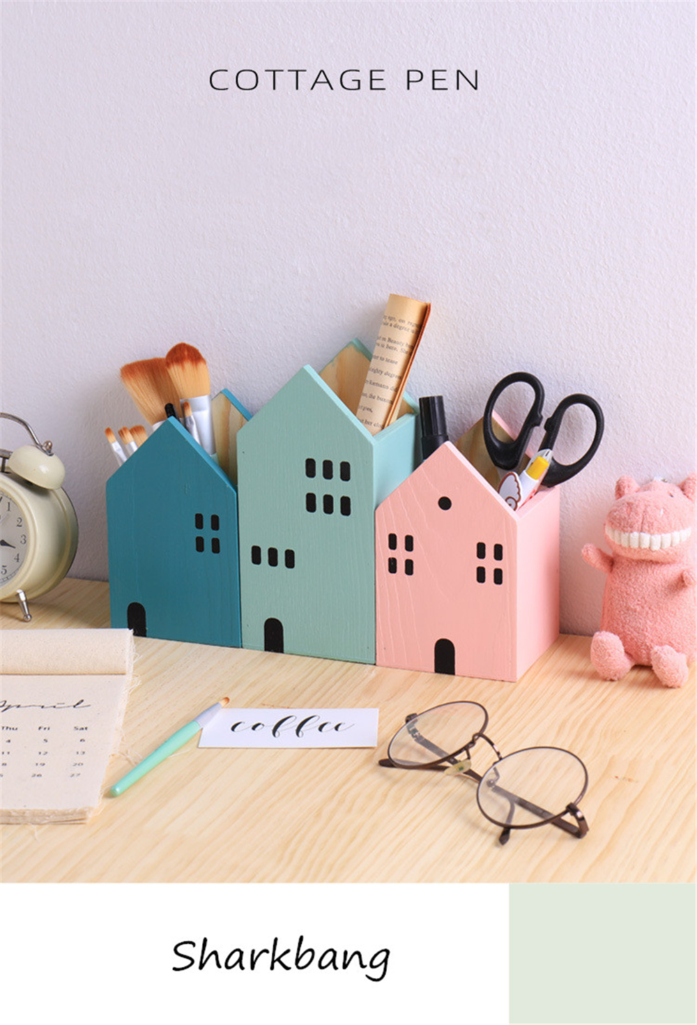 House-Shape-Wood-Pen-Holder-Desk-Organizer-Storage-Box-Storage-Case-School-Office-Desk-Accessories-S-1733588-1