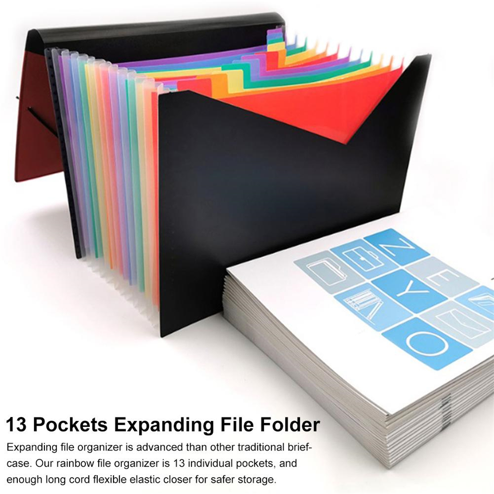Multi-color-File-Folder-13-Pockets-Document-Organizer-Accordion-A4-Size-File-Folder-Bag-for-Business-1752933-2