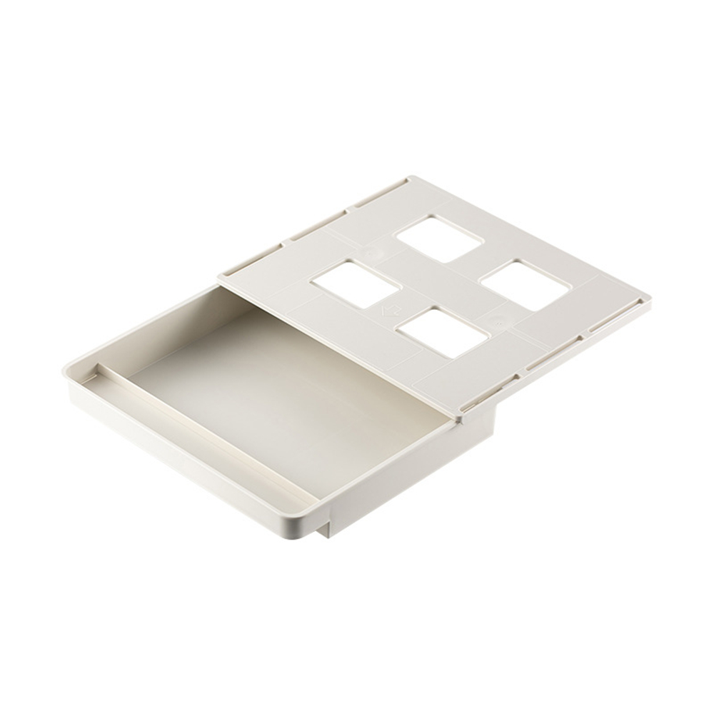 Self-adhesive-Under-drawer-Storage-Box-Pencil-Tray-Under-Desk-Stand-Storage-Organizer-Box-Stationery-1801740-11