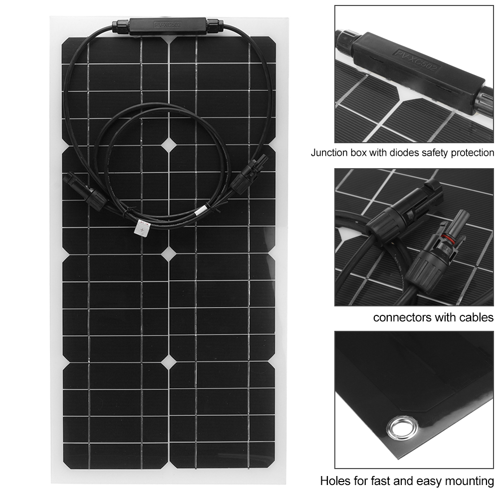 100W-Solar-Panel-Kit-Flexible-Solar-Panels-12V-High-Efficiency-Solar-Powered-Panel-For-Fishing-Bait--1824463-1