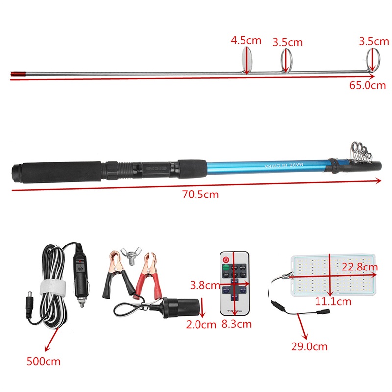 12V-500W-Telescopic-LED-Fishing-Rod-Lamp-Car-Light-Remote-Controller-Outdoor-Camping-Lantern-1232355-3