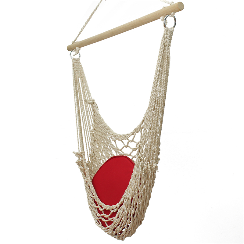 135-x-90CM-Portable-Outdoor-Swing-Cotton-Hammock-Chair-Wooden-Bar-Hanging-Rope-Chair-For-Garden-Pati-1304667-6