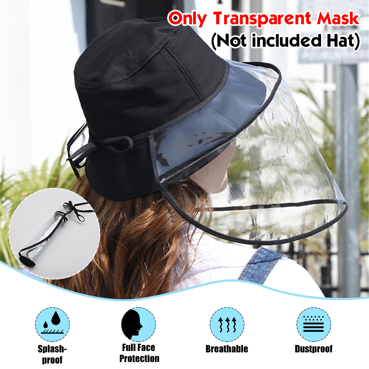 1PC-PVC-Transparent-Mask-Full-Face-Cover-Dustproof-Splash-proof-Hat-Protective-Shade-1658259-1