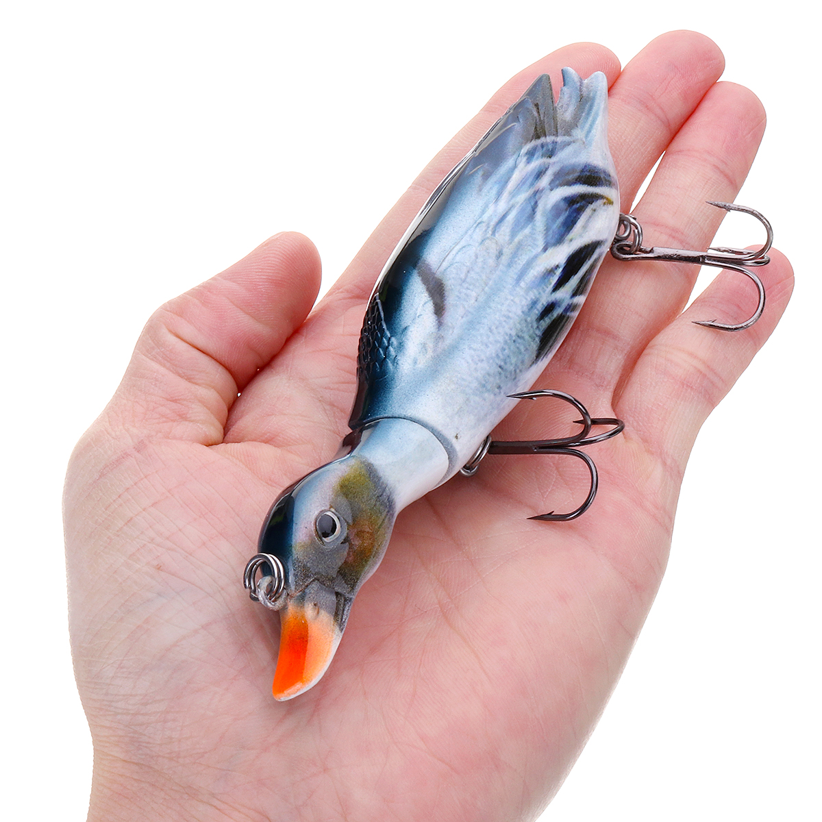 1PC-ZANLURE-5-13CM-59g-3D-Duck-Artificial-Fishing-Lure-With-Hooks--Hard-Baits-Minnow-Topwater-Wobble-1646056-8