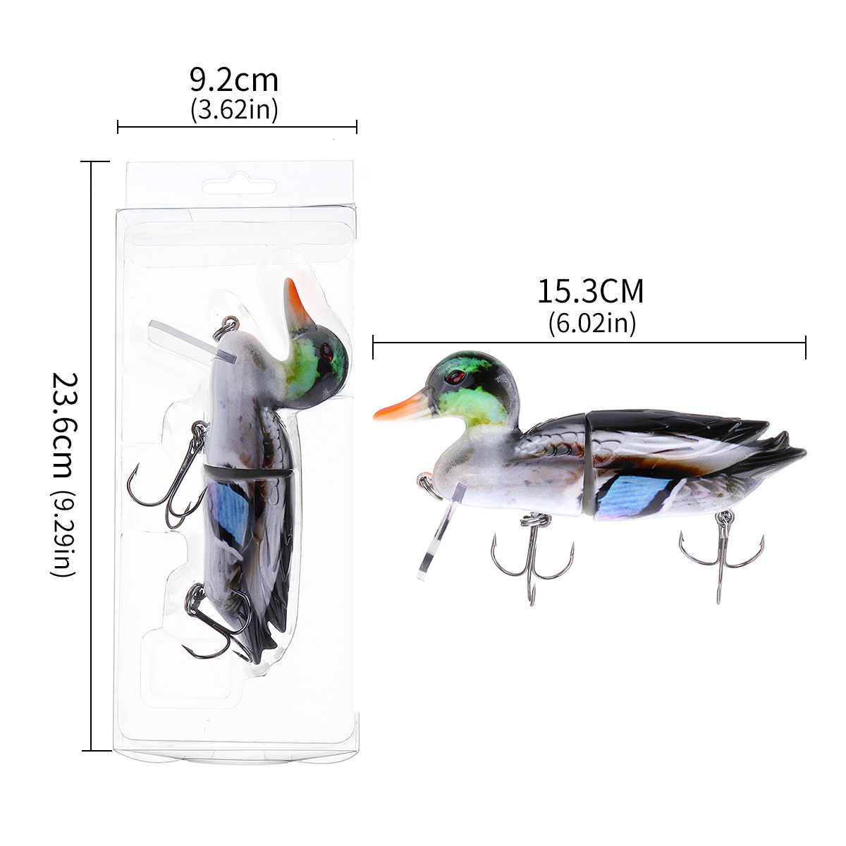 1PC-ZANLURE-6-15CM-140g-3D-Duck-Fishing-Lure-With-Hooks-Crankbait-Jointed-Hard-Baits-Minnow-Topwater-1646052-5