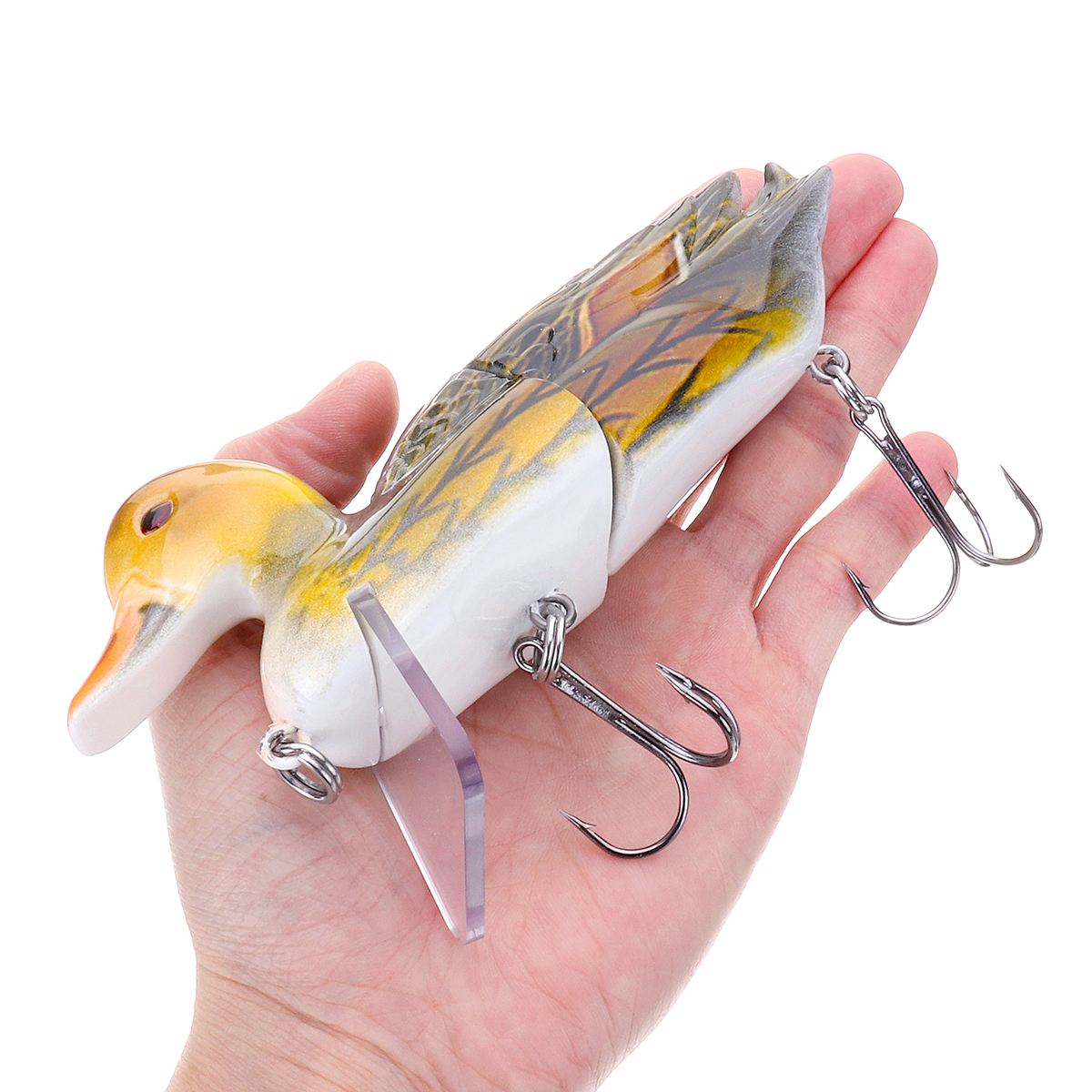 1PC-ZANLURE-6-15CM-140g-3D-Duck-Fishing-Lure-With-Hooks-Crankbait-Jointed-Hard-Baits-Minnow-Topwater-1646052-10
