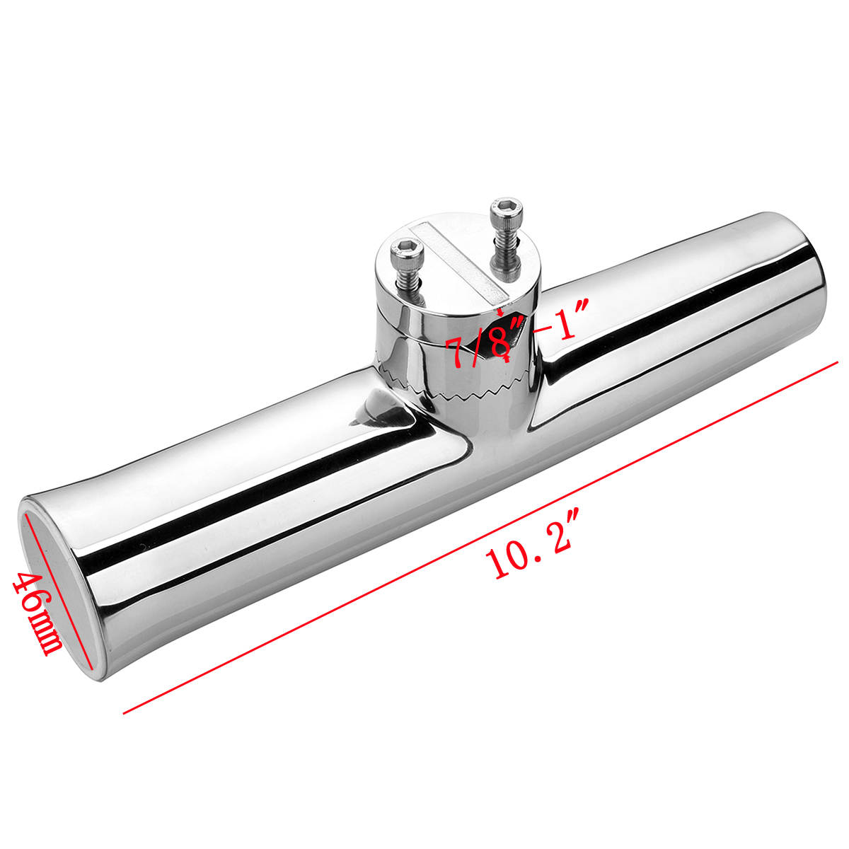 316-Stainless-Steel-78-1-Tube-Fishing-Rod-Holder-Boat-Tackle-Clamp-On-Rail-Mount-1283705-5