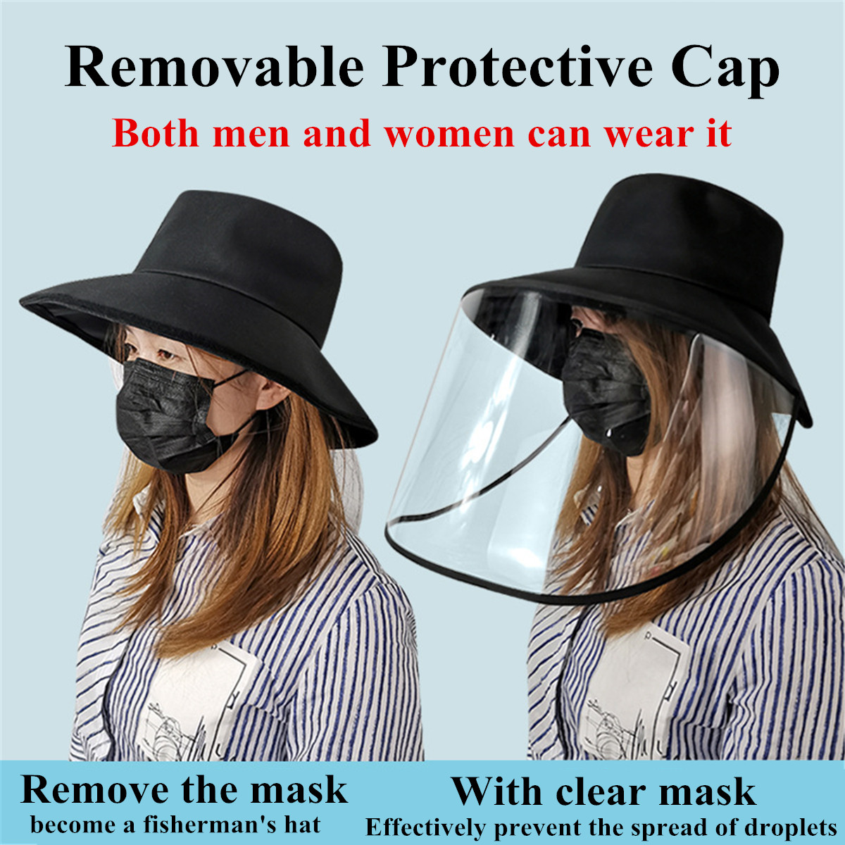 58cm-Removable-Protective-Cap-Anti-fog-Hat-Dustproof-Face-Protection-Fisherman-Cap-1650217-2