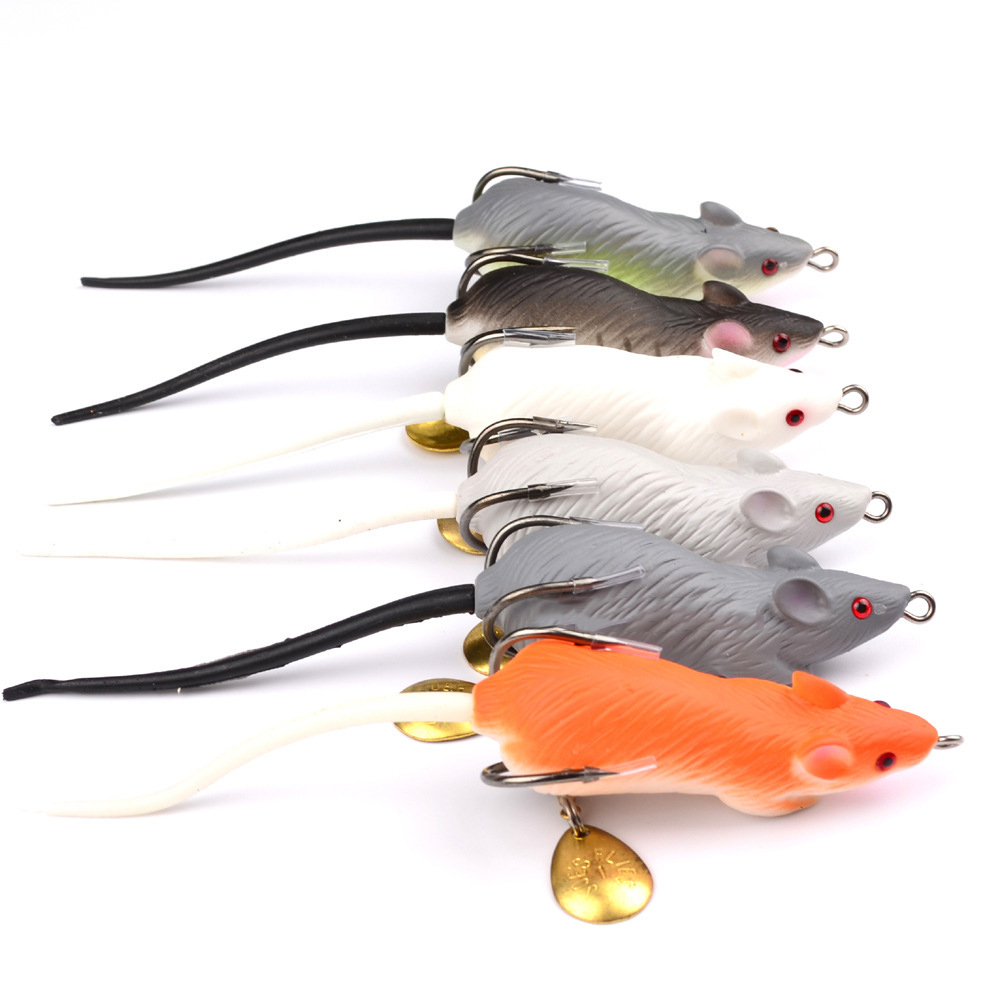 6-Pcs-3D-Eyes-Fishing-Lures-Soft-Forg-Mouse-Bait-Artificial-Baits-Fishing-Tackle-1849374-2
