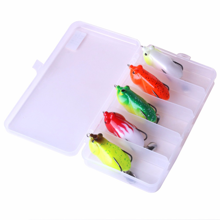 FO020-5PcsSet-6CM-13G-Frog-Lure-Fishing-Lure-Artificial-Soft-Bait-Snakehead-Bait-with-Hook-1351169-4