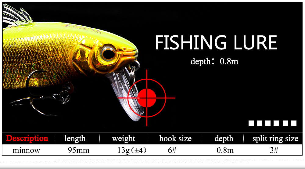 HF021-1pc-95mm-13g-Minnow-Fishing-Lure-Hard-Bait-2-Sections-Double-Hook-Luminous-1346285-1