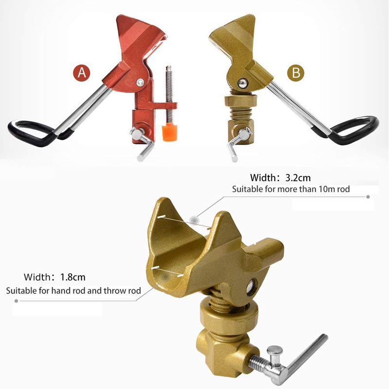 LEO-Aluminum-Alloy-Fishing-Rod-Holder-Adjustable-Handle-Fishing-Pole-Support-Stand-Metal-Ground-1361821-3