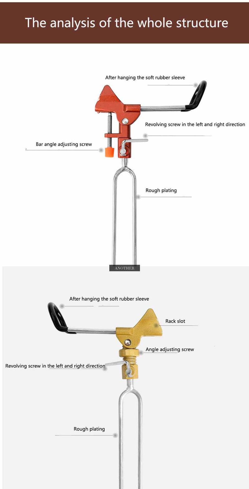 LEO-Aluminum-Alloy-Fishing-Rod-Holder-Adjustable-Handle-Fishing-Pole-Support-Stand-Metal-Ground-1361821-7