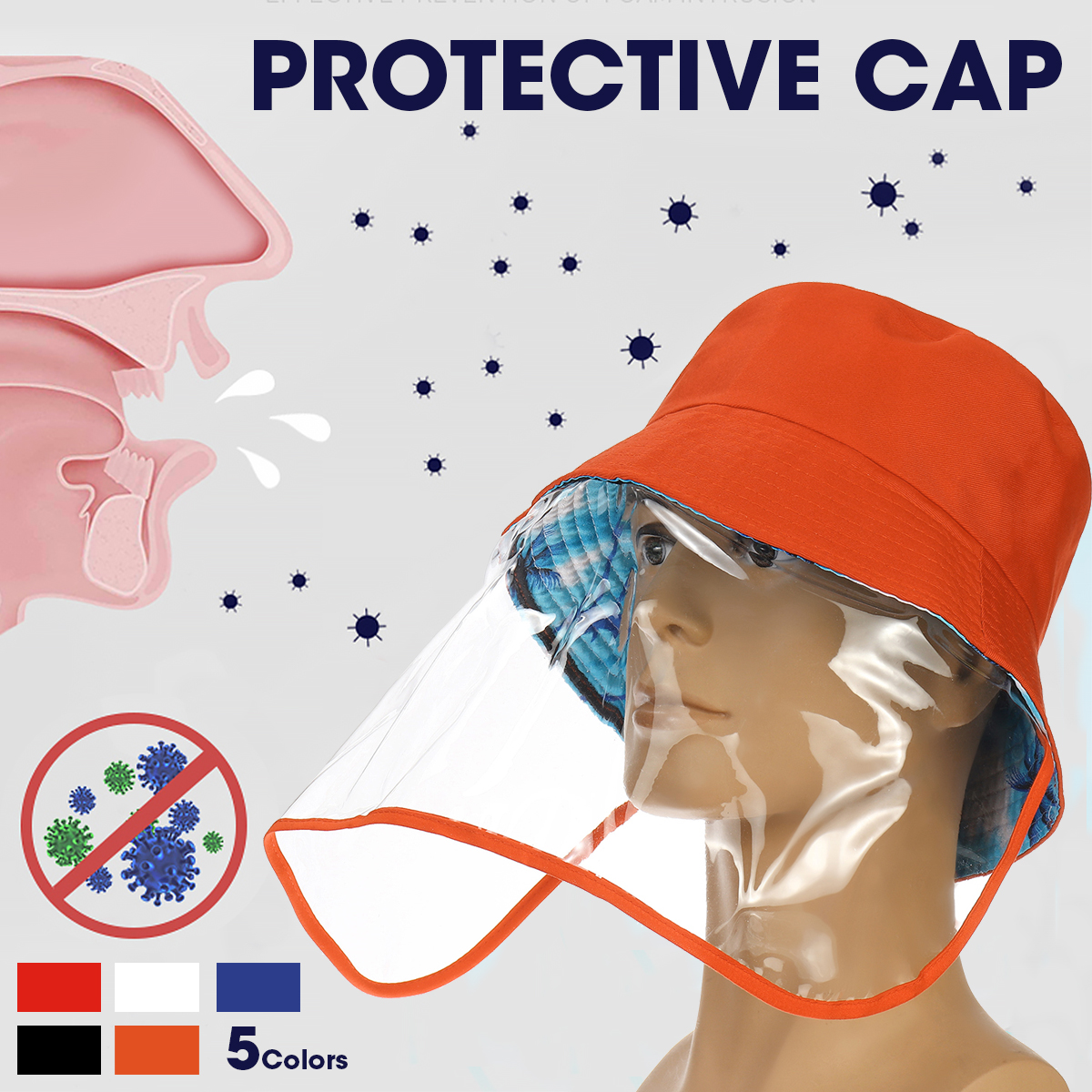 Outdoor-Fishing-Bucket-Hat-With-Transparent-Shield-Anti-spittle-Protective-Hat-Anti-Fog-Dustproof-Fi-1656043-1