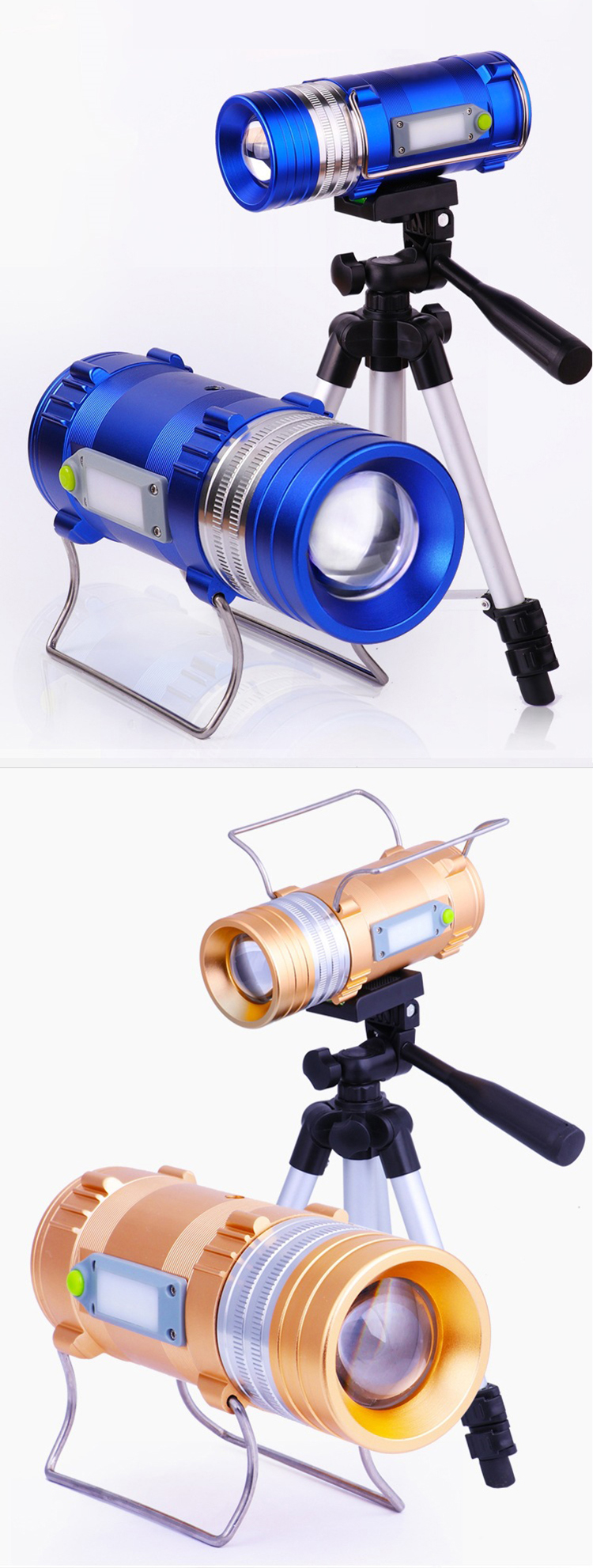 XANES-600LM-4-Color-LEDs-500M-Range-Zoomable-Rechargeable-LED-Fishing-Flashlight-Lamp-With-Charger-1245466-2