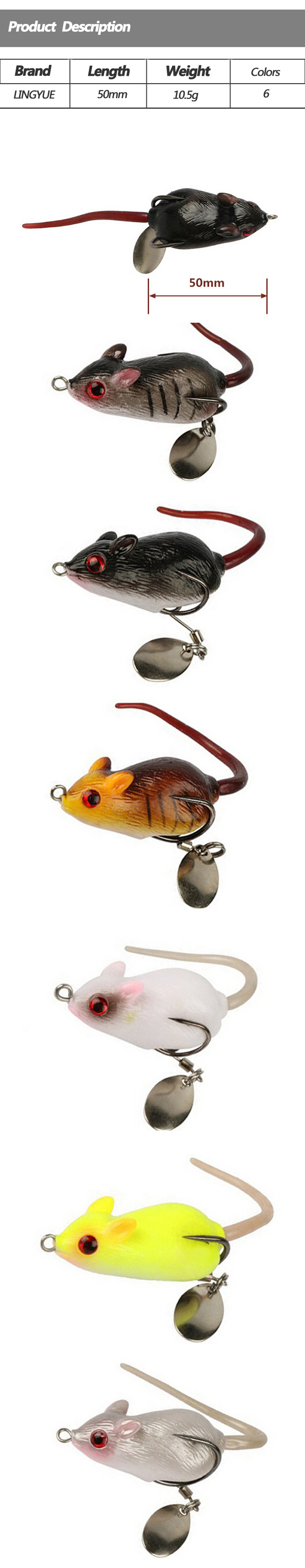 Y118-5cm-105g-3D-Eyes-Soft-Mouse-Bait-Bells-Sound-Fishing-Lure-Frog-Silicon-Artificial-Bait-1351183-8