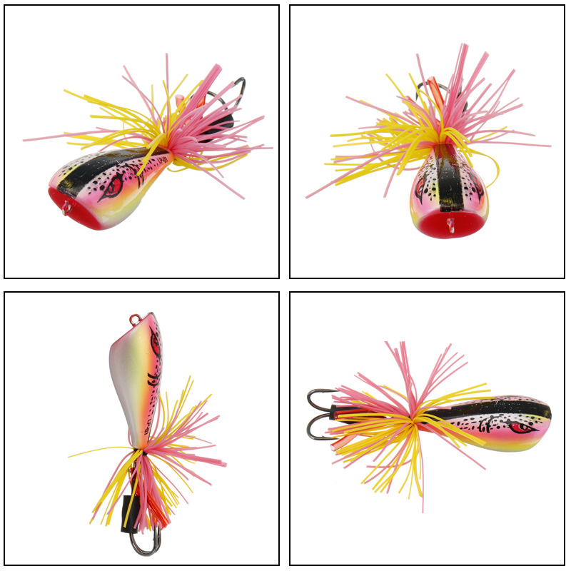 ZANLURE-1-Pcs-9cm-95g-Soft-Fishing-Lure-Frog-Topwater-Fishing-Baits-Fishing-Hook-1598366-4