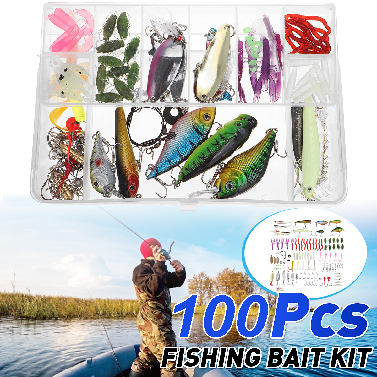 ZANLURE-100pcs-Simulation-Bait-Set-Freshwater-Fishing-And-Sea-Fishing-Universal-Fishing-Lures-Set-1808832-1