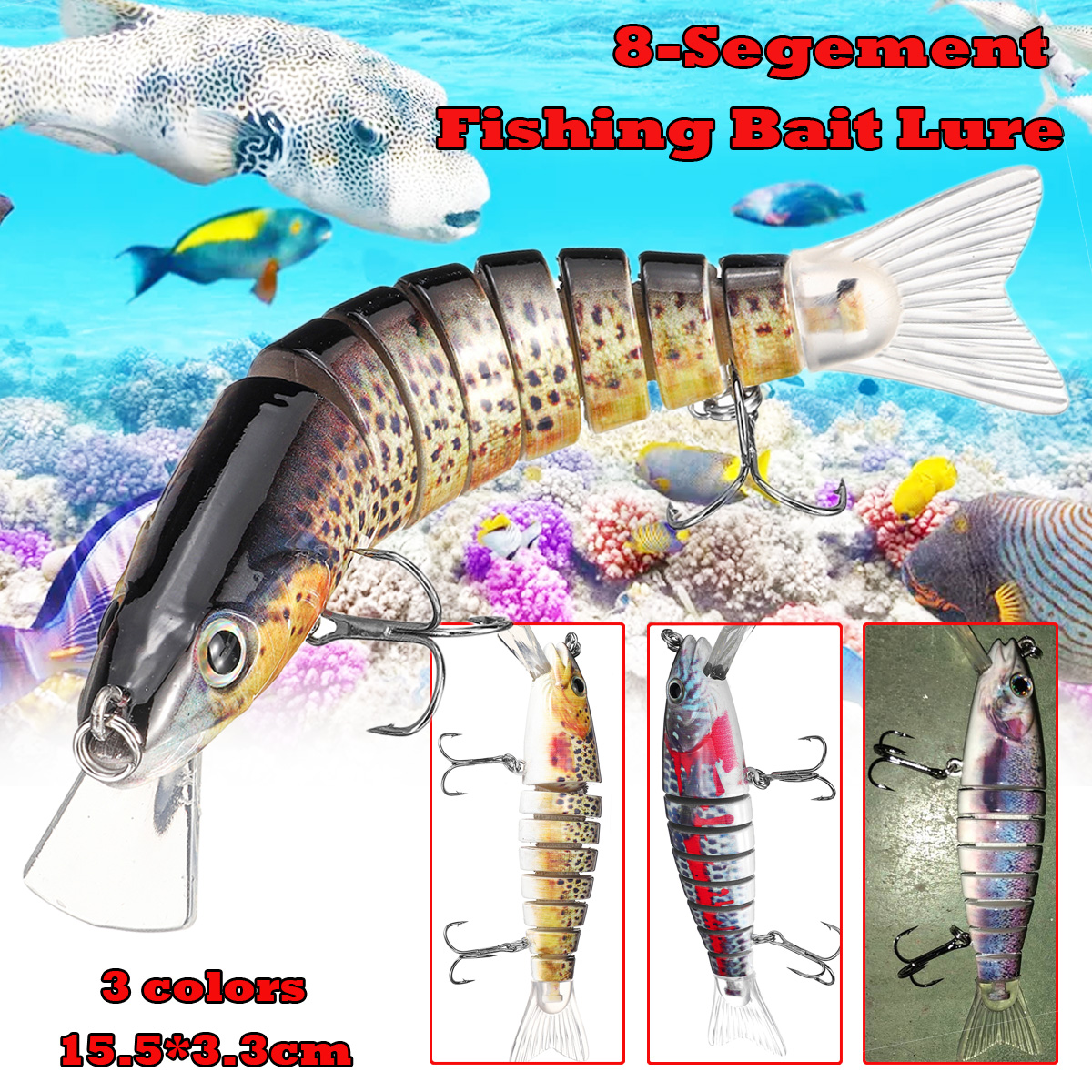 ZANLURE-155cm-Fishing-Lure-8-Segement-Pike-Lure-With-Mouth-Swim-bait-Fishing-Bait-1598243-1