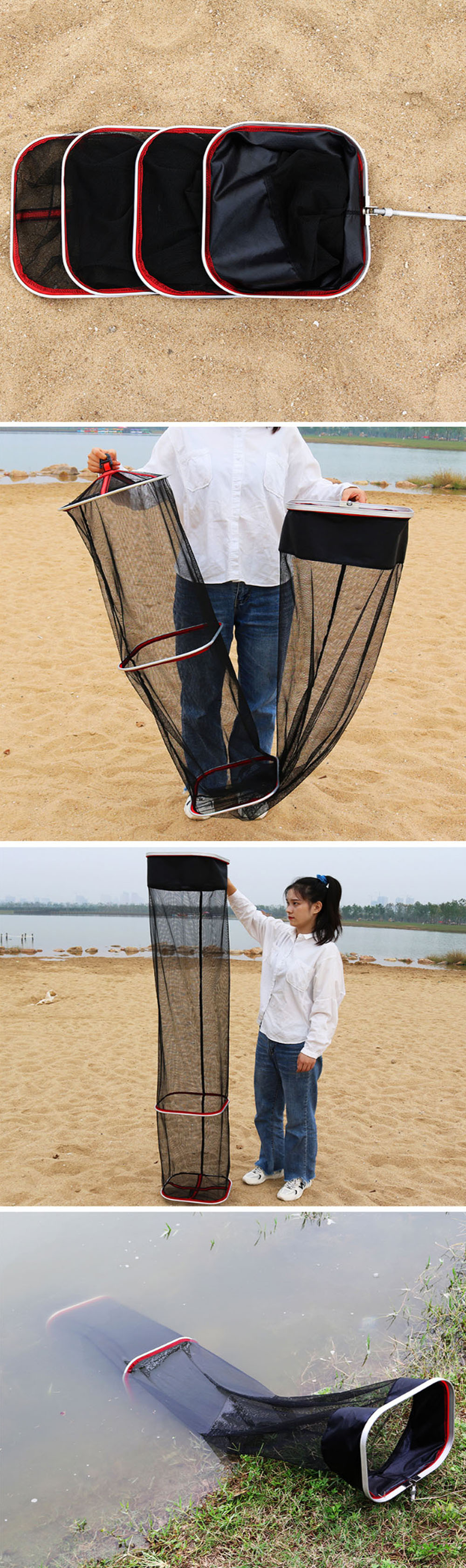 ZANLURE-15M-3127CM-Fish-Cage-Foldable-Glued-Square-Net-Cage-Outdoor-Portable-Fishing-Net-Cage-Fish-B-1853253-3