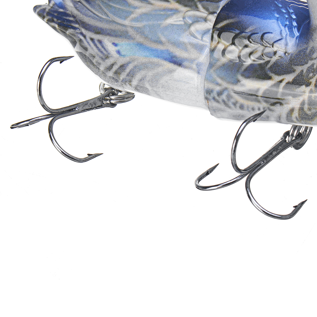 ZANLURE-1PC-15CM-90g-Floating-Duck-Shape-Fishing-Lure-With-Hook-Topwater-Soft-Bait-Fishing-Tackle-1648972-8
