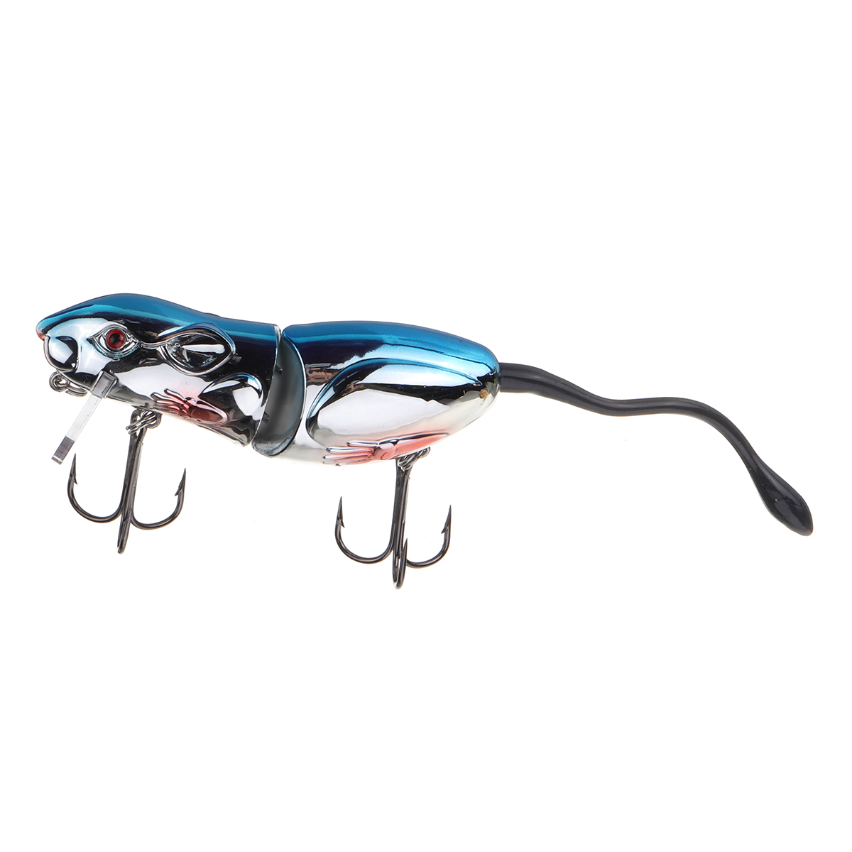 ZANLURE-1PC-16CM-45g-3D-Eyes-Mice-Rat-Shape-Lure-Artificial-Fishing-Bait-With-2-Hooks-Fishing-Tackle-1646066-6