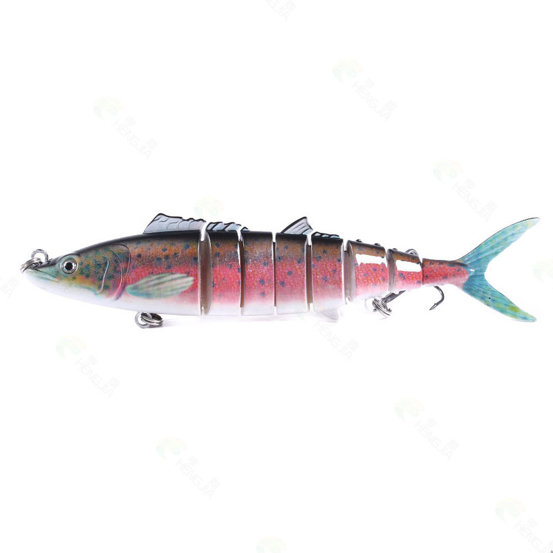 ZANLURE-1PCS-178CM-38G-8-Section-Fishing-Lures-ABS-Lead-Fish-Jig-Simulation-With-Fish-2-Hooks-1853261-7