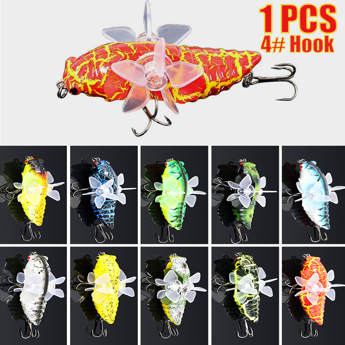 ZANLURE-1PSC-75cm-Artificial-Bait-Fishing-Lure-Insect-Rotating-Wings-Swimbait-Fishing-Hook-1611032-1